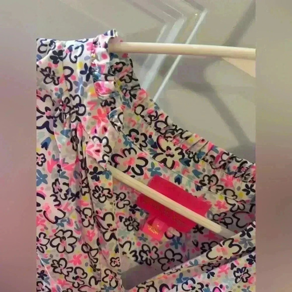 Lilly Pulitzer Womens Novella Tiered Dress Multi Fun Sun Repeat Ditsy Pockets L - Picture 4 of 10